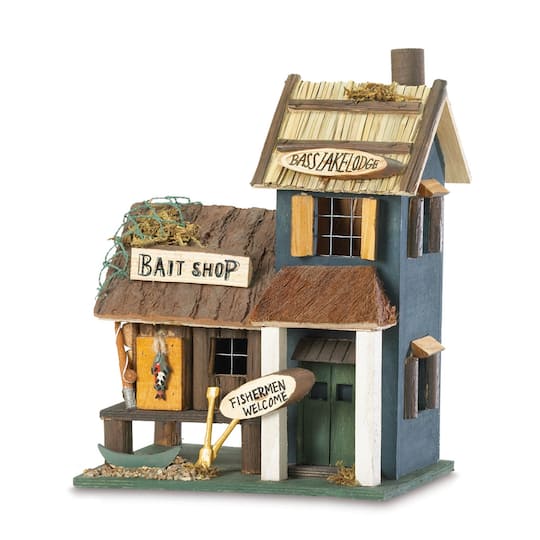 10.25" Bass Lake Lodge Birdhouse
